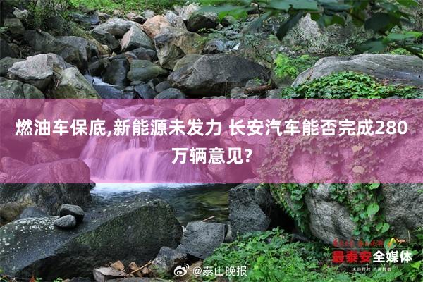 燃油车保底,新能源未发力 长安汽车能否完成280万辆意见?