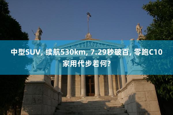 中型SUV, 续航530km, 7.29秒破百, 零跑C10家用代步若何?