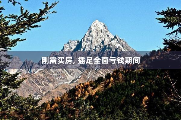刚需买房, 插足全面亏钱期间